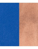 Les Georgette Cuir 14 mm Bleu outremer/Rose sirène