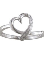 J&A  1970 Bague or blanc 18KW1.90