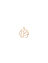 Les Georgette Pendentif Rose doré  Lotus 16mm