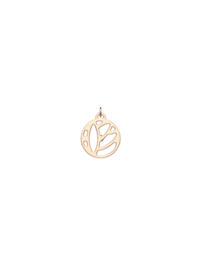 Les Georgette Pendentif Rose doré  Lotus 16mm