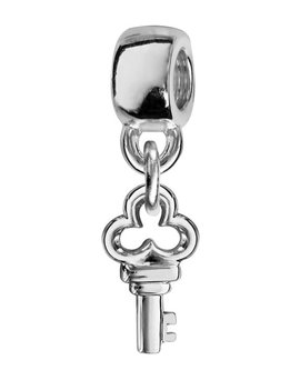 Thabora Charms coulissant argent rhodié suspendu clef