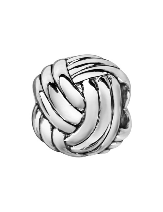 Thabora Charms coulissant argent rhodié boule pelote (KIT2)