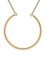 Thabora Collier plaqué or cercle charms 50 + 5 cm