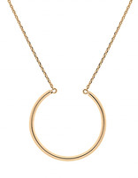 Thabora Collier plaqué or cercle charms 50 + 5 cm