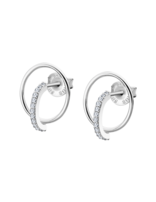 Lotus Silver Boucles d'oreilles Lotus Silver