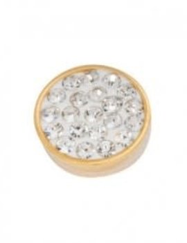 Top part crystal stones Gold 99