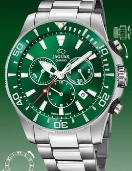 Jaguar Jaguar chrono acier Green 861/4