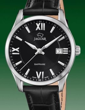 Jaguar Montre Jaguar  cuir noir J883/4