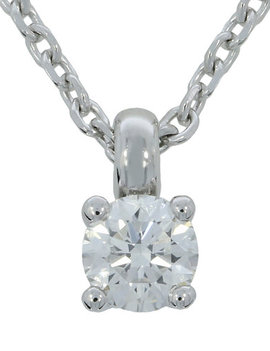 J&A  1970 Collier en or blanc 18 carats et diamant