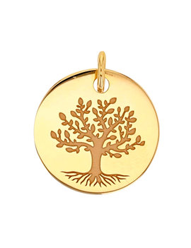 Pendentif Or Jaune 18K Arbre de Vie