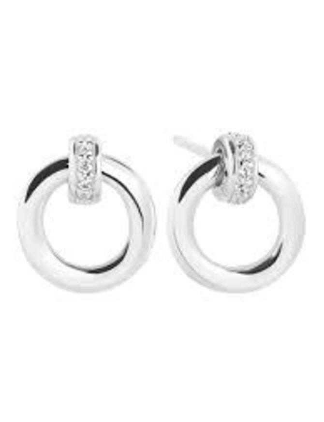 Sif Jakobs Boucles d'Oreilles Argent et Zircons
