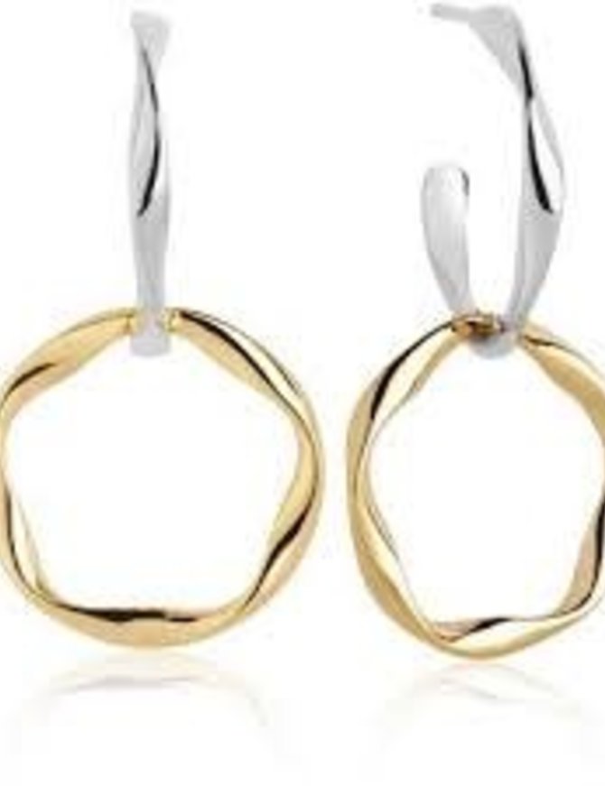 Sif Jakobs Boucles d'Oreilles Argent Doré 18K