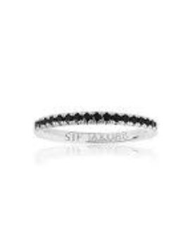 Sif Jakobs Bague Argent avec zircons bleus T57