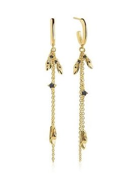 Sif Jakobs Boucles d'Oreilles Pendantes Argent plaqué Or 18K