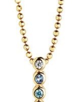 Sif Jakobs Collier Argent Plaqué Or 18K longueur  45 cm