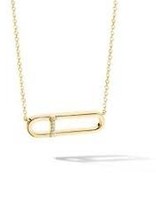 FJF Jewellery Collier Argent Plaqué or 18K LG 40 cm