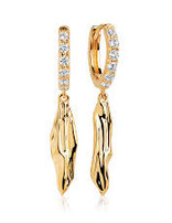 Sif Jakobs Boucles d'Oreilles SIF Jacobs  Feuilles Doré 18K