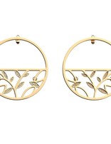 Les Georgette BO Doré Précieuses Arbre de Vie 43mm 7037780908000