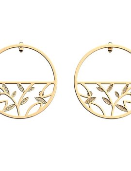 Les Georgette BO Doré Précieuses Arbre de Vie 43mm 7037780908000