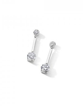 FJF Jewellery Boucles d'Oreilles FJF Jewellery Pendule Argent et Swarovski