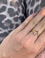 Sif Jakobs Bague Sif Jakobs BIELLA Rose Doré T56
