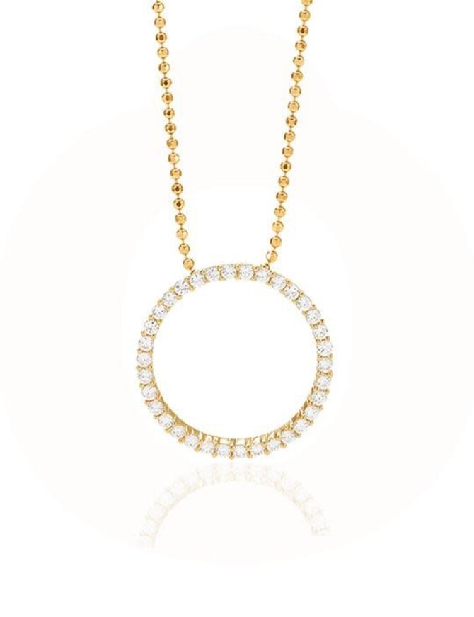 Sif Jakobs Pendentif Sif Jakobs Plaqué Or 18K BIELLA Lg45cm