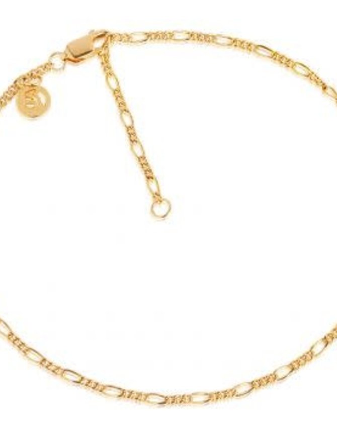 Sif Jakobs Bracelet Cheville Plaqué Or 18K FIGARO