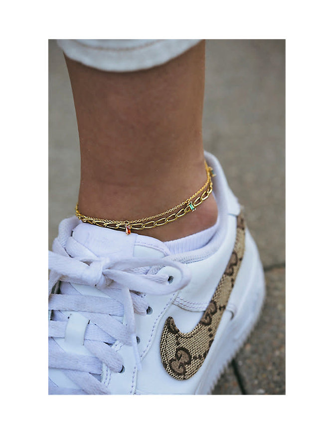 Sif Jakobs Bracelet Cheville Sif Jakobs Plaqué Or 18K PRINCESS