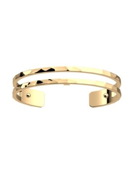 Les Georgette Bracelet Doré brillant pure martelée 8 mm