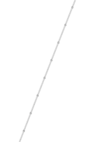 Les Georgette Collier chaine bille argenté 48/53 cm- Réf. 70379431600053