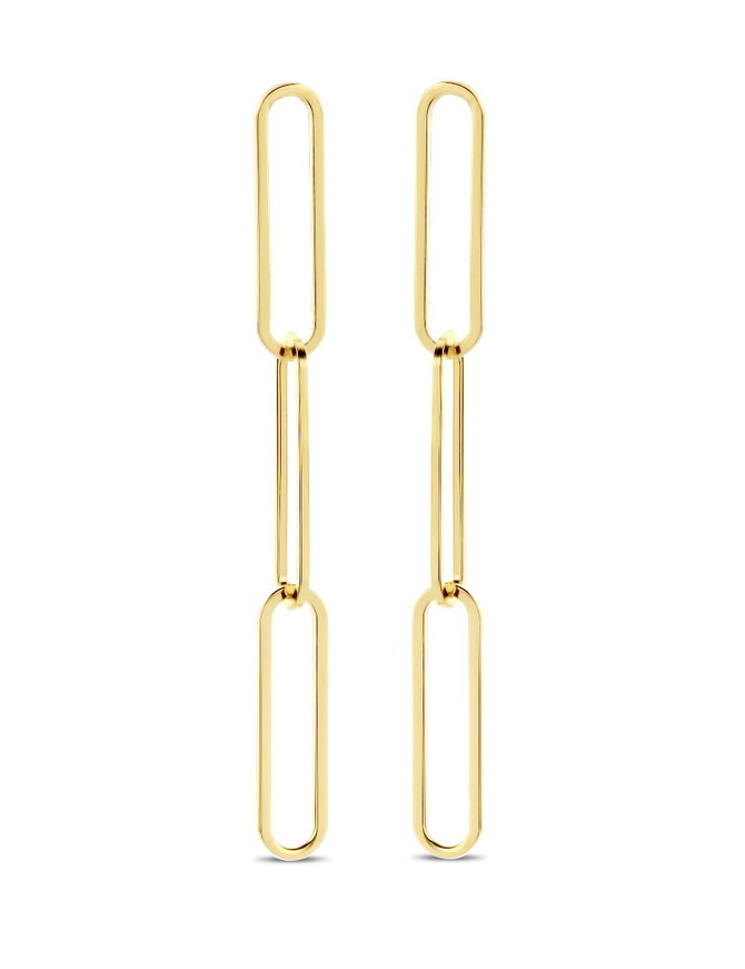 Naiomy Moments Boucles d'Oreilles Argent Plaqué Or 18K