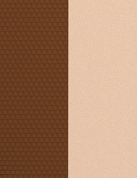 Les Georgette Cuir 40 mm bronze cubique/pêche blanche - Réf. 702145799Q7000