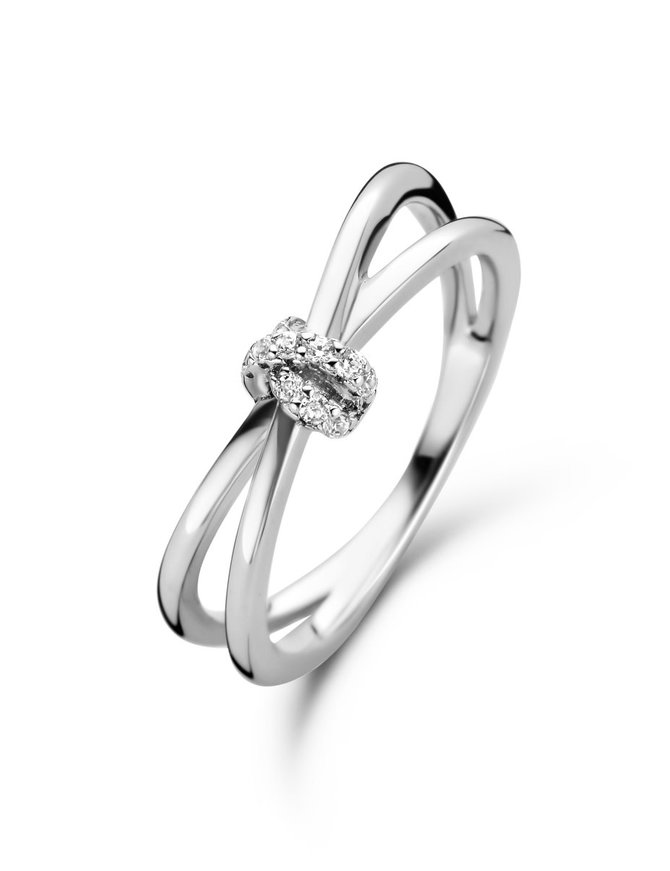 Naiomy Moments Bague Argent Sertie de Zirconium T 56