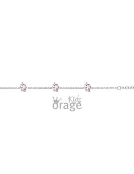 Orage Kids Bracelet Argent Licorne Lila