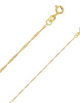 Chaine Or Jaune 18 ct Mailles Singapour Lg 42cm