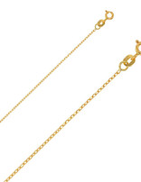 Chaine Or Jaune 18 ct  Maille Forçat Lg42 cm