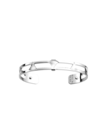 Les Georgette Manchette argent brillant bleuet 8 mm