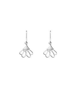 Les Georgette Boucles d'oreilles argent brillant Bleuet 16 mm