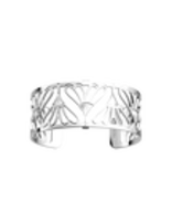 Les Georgette Manchette argent brilllant bleuet 25 mm