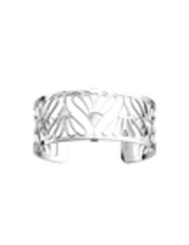 Les Georgette Manchette argent brilllant bleuet 25 mm