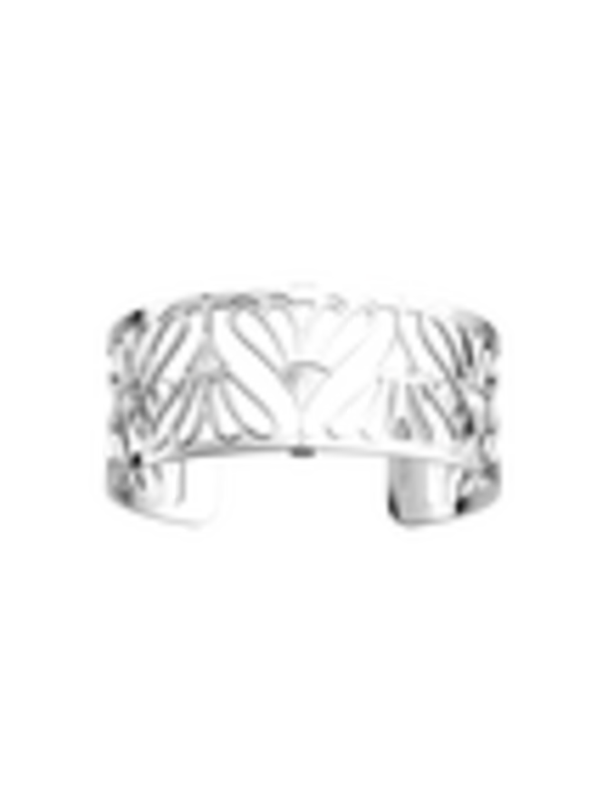 Les Georgette Manchette argent brilllant bleuet 25 mm