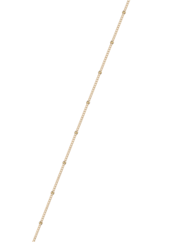 Les Georgette Collier chaine bille doré 80 cm - Réf. 70379440100080