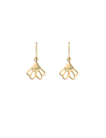 Les Georgette Boucles d'oreilles Bleuet Dormeuse 16 mm finition doré - Réf. 70379151900000