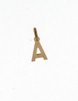 Beheyt Pendentif Lettre A Or Jaune 18K