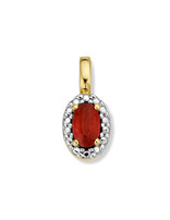 Beheyt Pendentif Or 18K 0.9Gr, Rubis 0.250 K