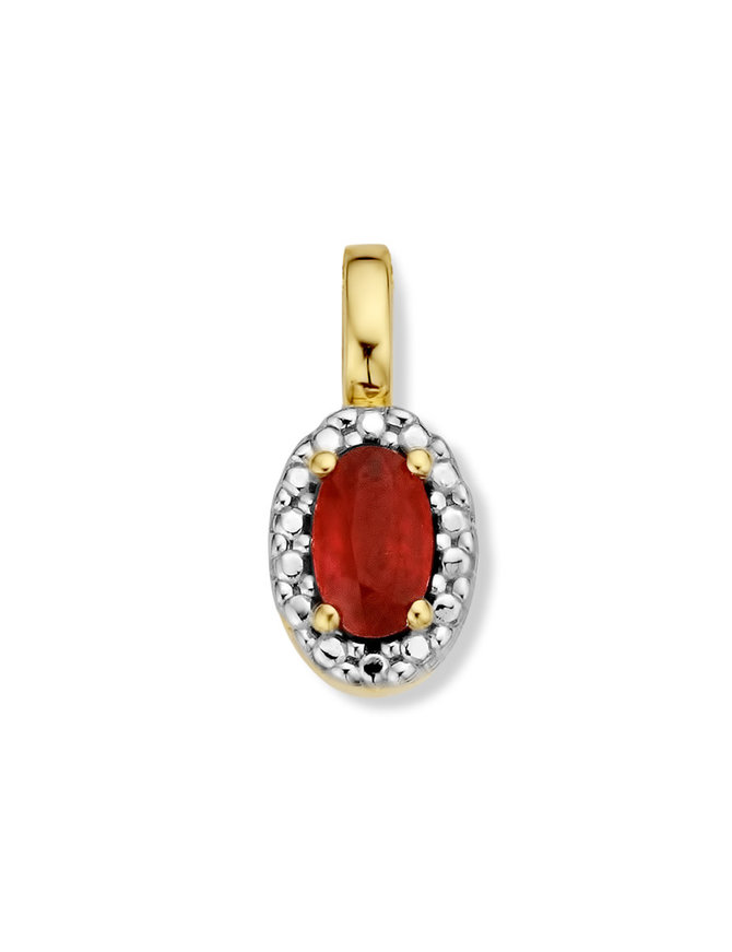 Beheyt Pendentif Or 18K 0.9Gr, Rubis 0.250 K