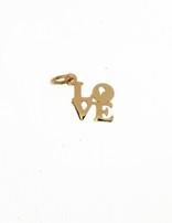Beheyt Pendentif Or Jaune 18K LOVE 0.4Gr