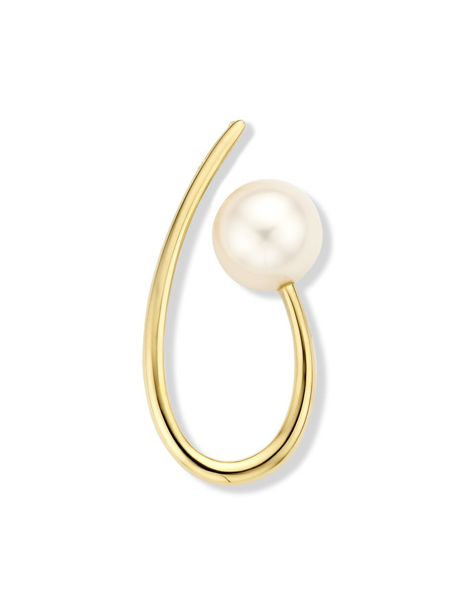 Beheyt Pendentif Or Jaune  18 K,  Perle d'Eau Douce