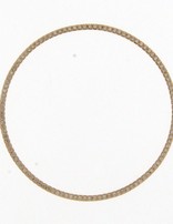 Beheyt Pendentif Rond Or Jaune 18K + 110 Dia 0.320K
