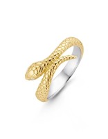 Ti Sento Bague Argent Plaqué Or Serpent Ti Sento Taille 54